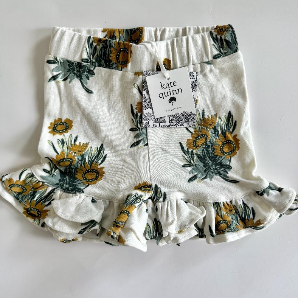 Kate Quinn Ruffle Shorts | Calendula Floral Print | 3T | NWT (new with tags)